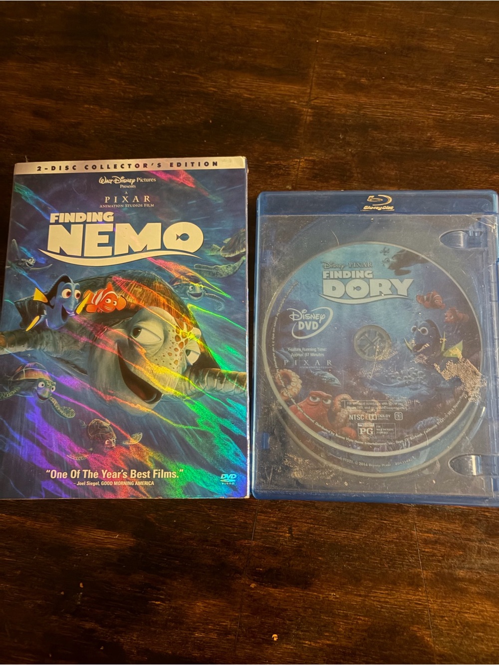 Finding Nemo & Finding Dory DVD/Blu-ray Set - Blue